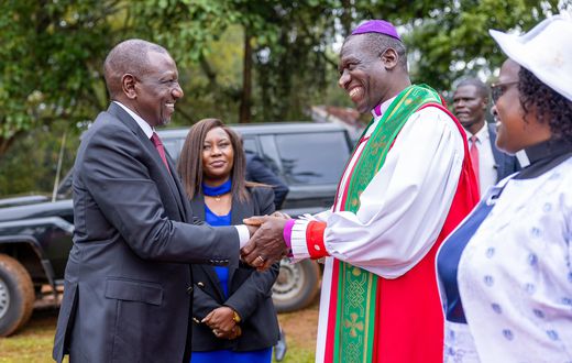 President William Ruto at the 35th Diocesan Anniversary, St. Mark’s College, Kigari, Embu County on Sunday, July 6, 2025