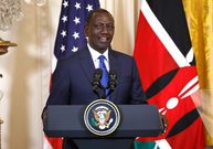 President William Ruto speaking during his State Visit to the US in 2024
