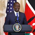Presidet William Ruto speaking during his State Visit in the US in 2024