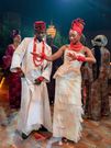 Temi & Mr. Eazi seal romance in style with 3 weddings in different countries