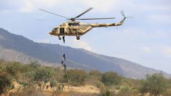 Rwanda Air Force Helicopter