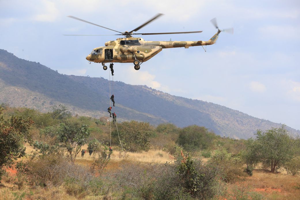 Rwanda Air Force Helicopter