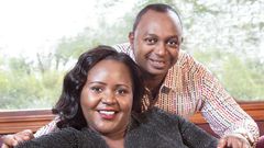 A past image of Sarah and Simon Kabu