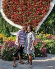 A past image of Sarah and Simon Kabu