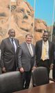 South Mugirango MP Sylvanus Osoro with Senator Mike Rounds and Muhoho Kenyatta