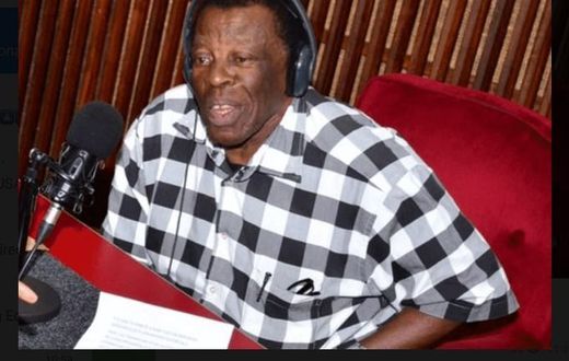 File image of the late veteran broadcaster Leonard Mambo Mbotela