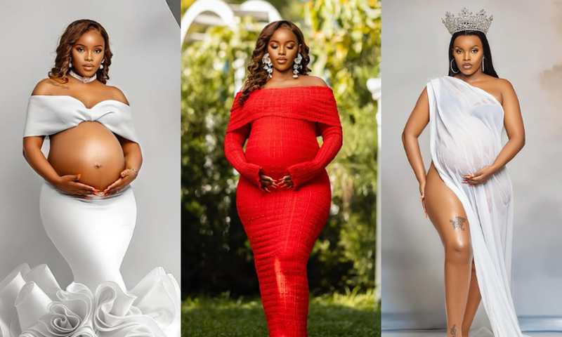 Dorea Chege pregnancy glow
