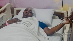 Content creator Milly Chebby in hospital