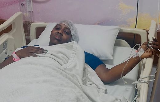 Content creator Milly Chebby in hospital