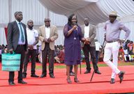 Kapseret MP Oscar Sudi presiding over a funds drive to support the Kapseret Economic Empowerment Programme on Friday, June 6, 2025