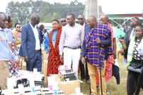Part of the donations handed over to Kapseret residents by area MP Oscar Sudi during the Kapseret Economic Empowerment Programme 2025 on Friday, June 6, 2025