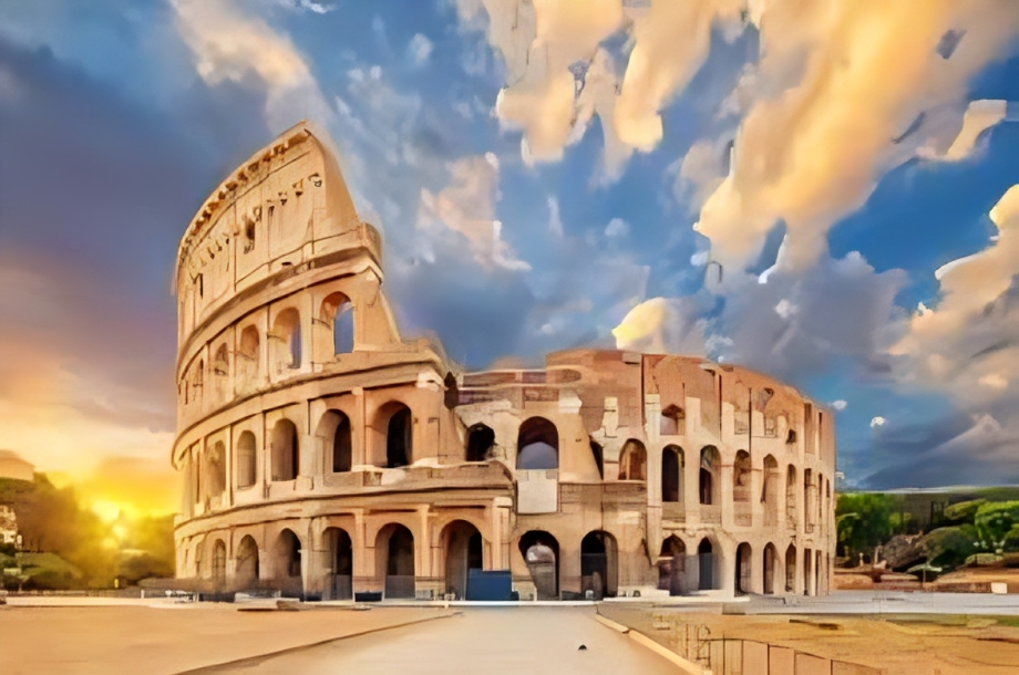 The Colosseum in Rome