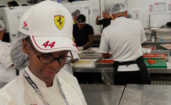 Bernice Kariuki at the Siverstone Grand Prix