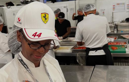 Bernice Kariuki at the Siverstone Grand Prix