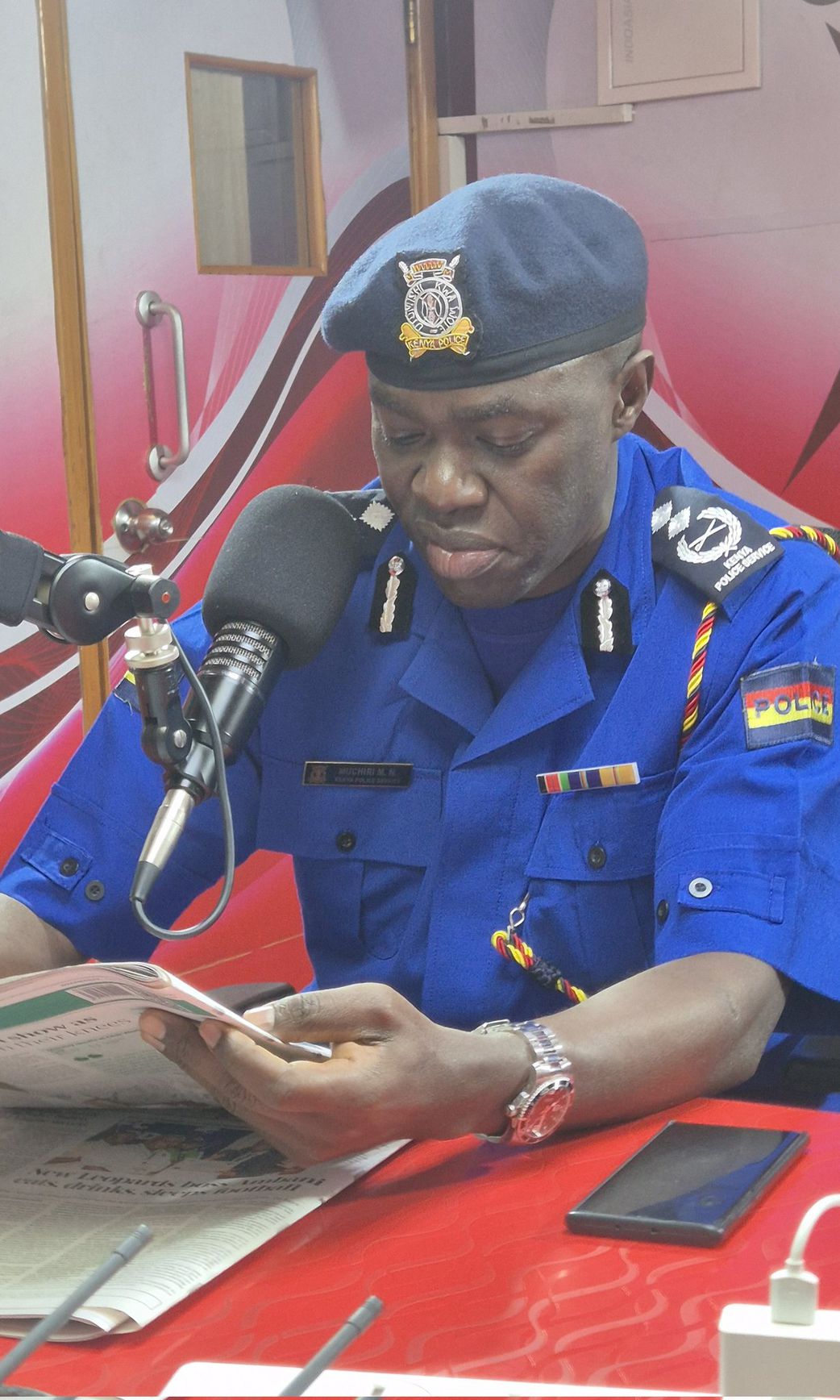 Muchiri Nyaga, NPS Spokesperson