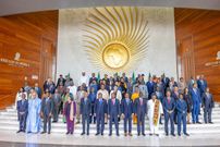 President William Ruto with other Heads of State and Governments at the Africa-CARICOM Summit in Addis Ababa.
