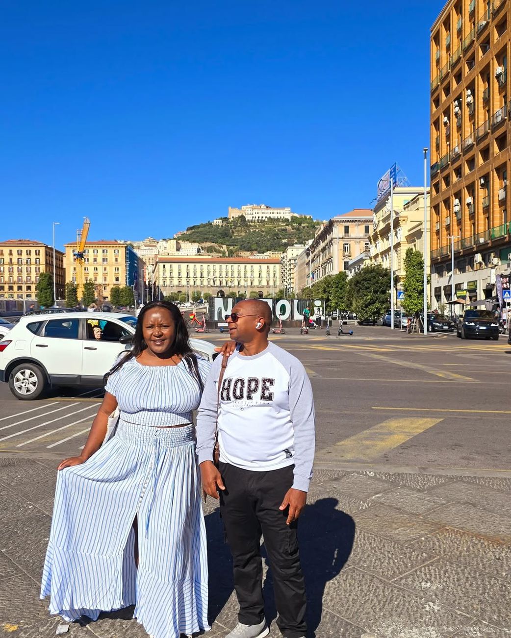 File image of Simon and Sarah Kabu