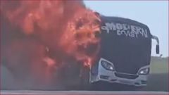 Scores escape death after Modern Coast bus catches fire in Gilgil