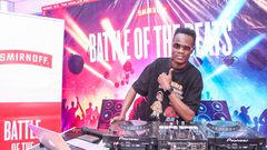 DJ Klasiq wins Smirnoff Battle of the Beats Nairobi edition after a tough battle with other finalist DJs, DJ Vancie, Funkeed Mixxingenious, and DJ Leeboy
