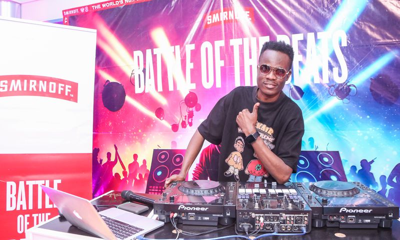 DJ Klasiq wins Smirnoff Battle of the Beats Nairobi edition after a tough battle with other finalist DJs, DJ Vancie, Funkeed Mixxingenious, and DJ Leeboy
