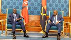 President William Ruto meeting with President João Manuel Gonçalves Lourenço of Angola