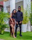Morgan Bahati with his mother Diana Marua
