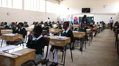 Candidates sitting for the Kenya Primary School Education Assessment (KPSEA)