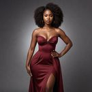 An AI-generated image of a lady with a Pear body type