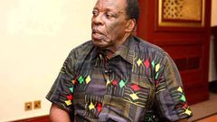 File image of the late veteran broadcaster Leonard Mambo Mbotela