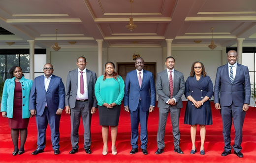 President William Ruto meeting the Affordable Housing Board