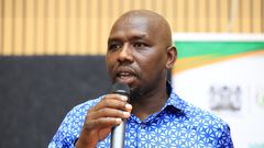 Interior CS Kipchumba Murkomen during a tour of Mombasa