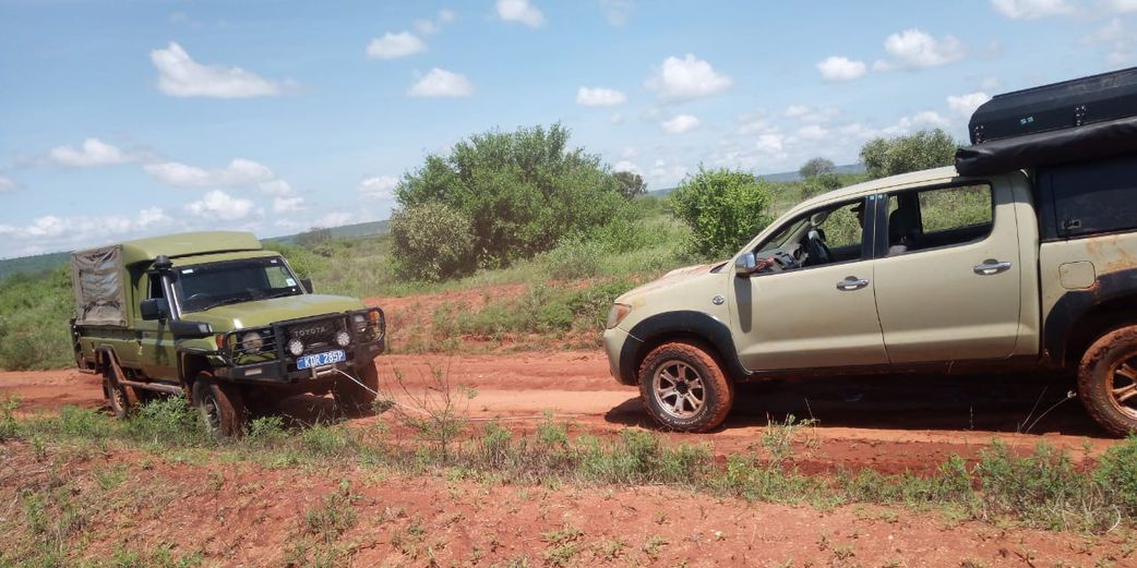 A family that went missing inside Tsavo East National Park. 