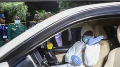 Kasipul MP Charles Ong’ondo Were car after the shooting