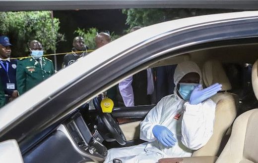 Kasipul MP Charles Ong’ondo Were car after the shooting