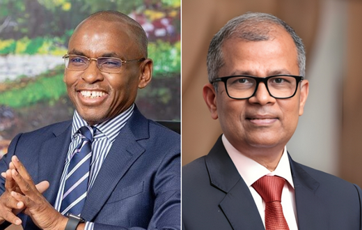 Safaricom CEO and CFO Dilip Pal