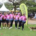 Participants posing for a photo after the race