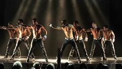 Chippendales on stage dancing