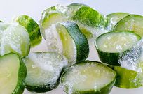 Frozen cucumbers as treatment for dark under eye circles