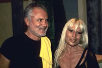 Gianni Versace (left)
