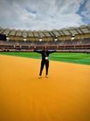 Quincy Icon at the Moi International Sports Centre, Kasarani Stadium where she choreographed the closing ceremony show on August 30th