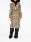 Model wearing a Burberry coat