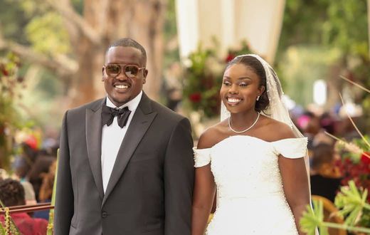 Brian Kipkoech Belio and his wife Nicole Langat