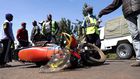 An accident scene in Kenya