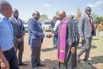 Former Deputy President Rigathi Gachagua at PCEA Mwiki, Kasarani, Nairobi County on December 8, 2024