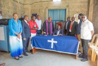 Former Deputy President Rigathi Gachagua at PCEA Mwiki, Kasarani, Nairobi County on December 8, 2024