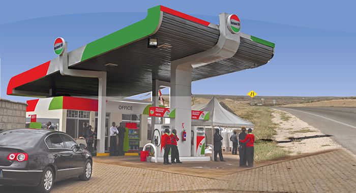National Oil gas station