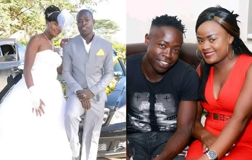 A past image of Rachael and her late hubby Ezekiel Otuoma