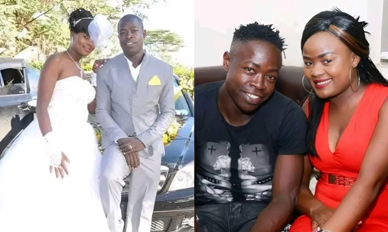 A past image of Rachael and her late hubby Ezekiel Otuoma