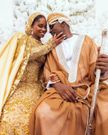 Tanzanian R&B star Juma Jux with his wife, Priscilla Ajoke Ojo