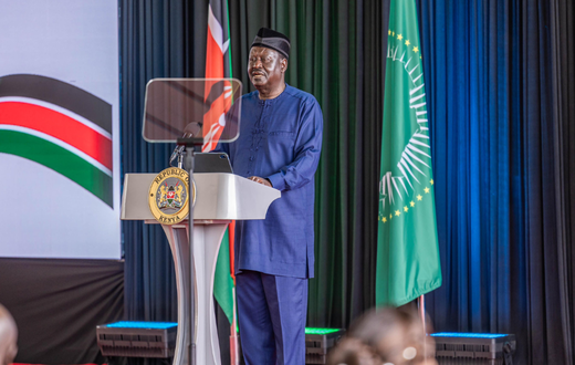 Kenya’s candidate for chairpersonship of the African Union Commission (AUC) Raila Odinga